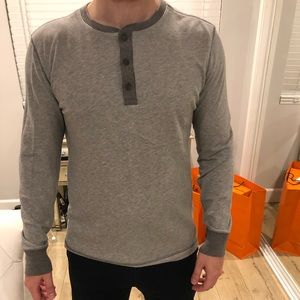 Banana Republic grey sweater with buttons like new